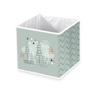 Herding babybest Boîte de rangement, Nordic Forest, 30 x 30 x 30 cm, boîte pliable, verte