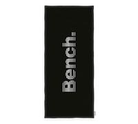 Herding Bench Serviette de Place et de Sauna, Modern Opposite, 80 x 180 cm, 100% Coton, Velours, avec Accroche, Couleur : Noir, Réf. : 6112605537