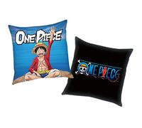 Herding Captain Luffy | One Piece | 40 x 40 cm Enfant Coussin | Oreiller Décoratif