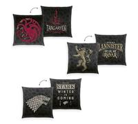 Herding Coussin, Game of Thrones, 40 x 40 cm, Lot de 3, Coussin Moelleux et Décoratif, 100% Polyester
