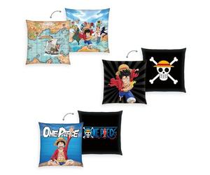 Herding Coussin, One Piece, 40 x 40 cm, Lot de 3, Coussin Moelleux et Décoratif, 100% Polyester, Blanc