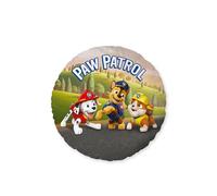 Herding Coussin rond La Pat' Patrouille, 50 cm de diamètre, Coussin décoratif et douillet pour la chambre d'enfant, 100% polyester