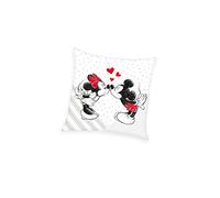 Herding Disney Mickey & Minnie Coussin Décoratif, Multicolore, 40 x 40 cm