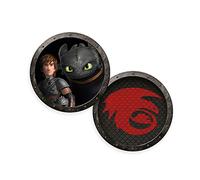 Herding DRAGONS Coussin Décoratif Réversible, Ø 36 cm, Polyester