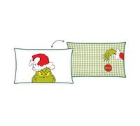 Herding Grinch Coussin Soft Velboa, avec Passepoil, 30 x 50 cm, 100% Polyester, Multicolore