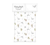 Herding Harry Potter Ensemble de literie pour Enfants en Bas âge, Hiver, taie d'oreiller 40 x 60 cm, Housse de Couette 100 x 135 cm, avec Patte de Boutonnage et Rabat, 100% Coton/Flanelle