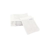 Herding Tom Tailor Gant de Toilette, Lot de 6, 16 x 21 cm, 100% Coton/éponge, avec Attache et étiquette avec Logo, Color Bath Towel Blanc (Crisp White)