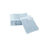 Herding Tom Tailor Gant de Toilette, Lot de 6, 16 x 21 cm, 100% Coton/éponge, avec Attache et étiquette avec Logo, Color Bath Towel Bleu Clair (Sky Blue)