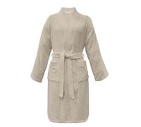 Herding Tom Tailor Peignoir Kimono, Taille S, 100% Coton, Classic Bathrobe Beige (Sunny Sand)