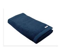 Herding Tom Tailor Serviette de Sauna, 80x200 cm, 100% Coton/éponge, avec Deux accroches et étiquette avec Logo, Color Bath Towel Bleu (Dark Navy)