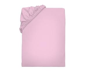 Herding Young Collection Drap-Housse en Jersey, 180-200 x 200 cm, 100% Coton/Jersey, Rose
