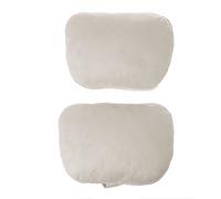Hergon Lot de 2 oreillers de voyage universels pour Mercedes Benz Maybach, beige, S