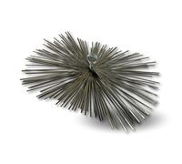 Hérisson acier rectangulaire ramonage conduits non gainés 300*450 mm Embout acier fileté M12*1 75mm Cheminée chaudière 4E45