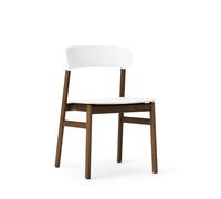 Herit Chaise de Table à Manger Chêne fumé/Blanc