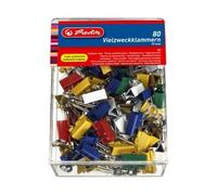 Herlitz 10411148 Lot De Pinces Multifonctions 19 Mm