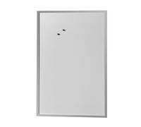 herlitz 10524635 Magnettafel (B)600 x (H)800 mm aus Metall weiß