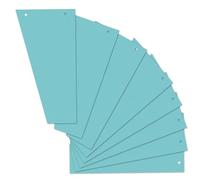 Herlitz 10836526 Carton Bleu 100pièce(s) intercalaire - Intercalaires (Bleu, Carton, 190 g/m², 100 pièce(s))