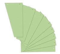 Intercalaires, trapézoidal, A4, carte lustrée, vert