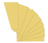 Herlitz 10838381 Bandes trapez x 230 mm Lot de 100, jaune