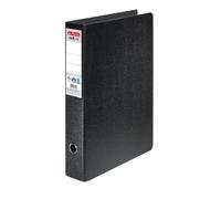 Herlitz 10842383 Classeur maX.file A3 orientation portrait, en carton rigide, 7,5 cm, étique sur le dos (Noir)