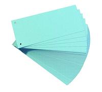 Herlitz 10843480 Lot de 100 intercalaires Bleu
