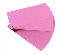 Herlitz 10843498 Lot de 100 intercalaires, rose (lot de 2)