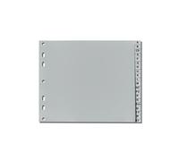 Herlitz 10843514 Registre A-Z, 23 x 18 cm Demi Hauteur, PP, perforés
