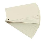 Herlitz Intercalaires pour format A4, carte lustrée chamois – lot de 100 pièces