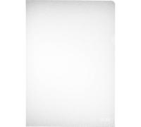 Herlitz Lot de 100 pochettes à coins en plastique grainées A4 Eco 10843753 Transparent