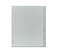 Herlitz 10901718 Intercalaires A-Z 24 x 29,7 cm en polypropylène perforé européen