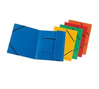 Herlitz 10902864 Pack de 10 chemises à rabats A4 avec élastique (Différents coloris) (Import Allemagne)