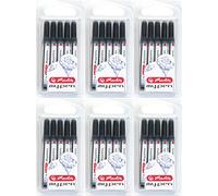 Herlitz 10999852 Cartouche d’encre universelle - my. pen, bleu 6x 5 Patronen bleu