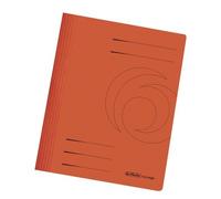 Herlitz 10x Chemise À Lamelles Easyorga, A4, Carton Orange