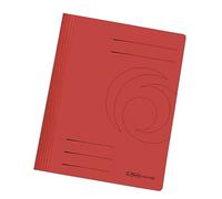 Herlitz Chemise à lamelle easyorga A4 carte lustrée rouge