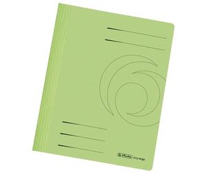 herlitz 11037090 Dossier rapide easy orga 10 pièces carton vert clair DIN A4