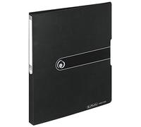 Herlitz 11205713 Easy orga to go Classeur à anneaux A4 2 anneaux hauteur de remplissage 16 mm Noir