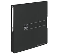 Herlitz Classeur à anneaux Easy Orga to go A4 2 anneaux hauteur de remplissage 25 mm Noir