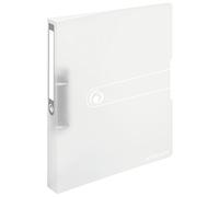 Herlitz 11205770 Easy orga to go Classeur à anneaux A4 2 anneaux hauteur de remplissage 25 mm Blanc transparent, Format A4, dos 38 mm