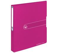Herlitz 11205788 Easy orga to go Classeur à anneaux A4 2 anneaux hauteur de remplissage 25 mm Framboise