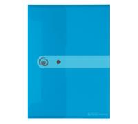 Herlitz 11206687 Lot de 6 chemises porte-documents format A4 (Bleu transparent)