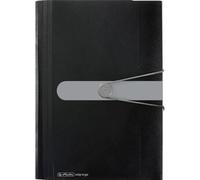 Herlitz 11208394 Trieur à soufflet Format A4 12 onglets Noir (Import Allemagne)