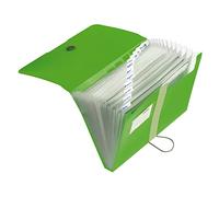 Herlitz 11209517 Trieur à soufflet Format A4 12 onglets Vert (Import Allemagne)