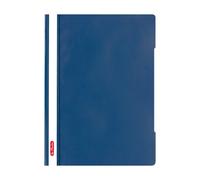 Herlitz 11317153 Lot de de 10 chemises Quality format A4 en polypropylène avec couverture transparente et bande de marquage, Bleu