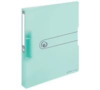 Herlitz Classeur à anneaux Easy Orga To Go A4 2 anneaux 25 mm Pastell Menthe Transparent, dos 38 mm