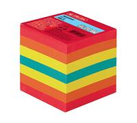 Herlitz 146092 Bloc-notes, encollé avec couverture, 1 article sous film, 700 feuilles, 9 x 9 cm, - Multicolore