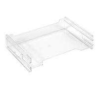 herlitz 1610393 Briefablage DIN A4 quer Polystyrol farblos(T)