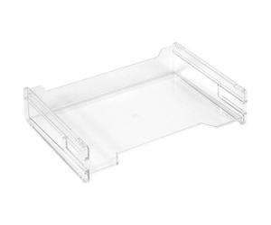 herlitz 1610393 Briefablage DIN A4 quer Polystyrol farblos(T)