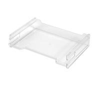 herlitz 1610393 Briefablage DIN A4 quer Polystyrol farblos(T)