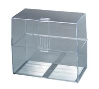 Herlitz Boîte à fiches A6 - livrée vide - transparente (Import Allemagne)