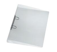 Herlitz 1948868 Classeur A4 Dos, 2 de repassage, 4 cm, 24 mm Hauteur de remplissage, PP, translucide neutre